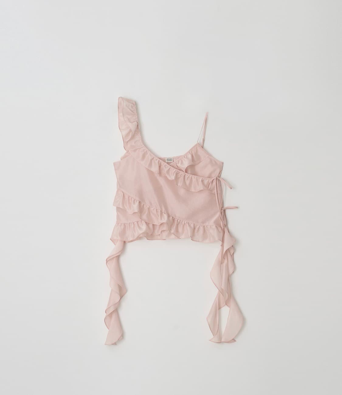 아뜰리에에디션 String Shirring Blouse (pink) 상품이미지1