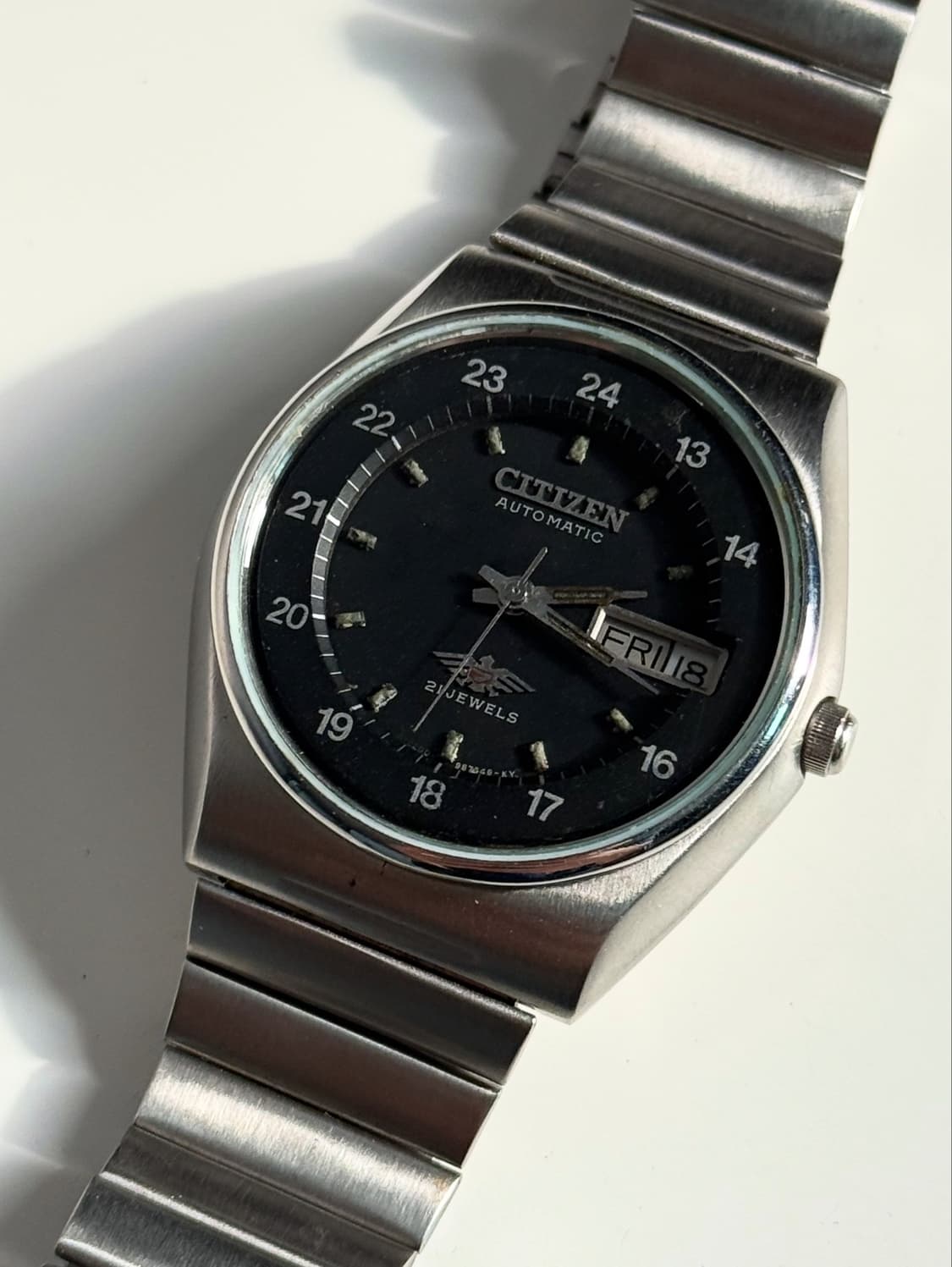 80s Citizen Automatic Metal Watch 상품이미지2