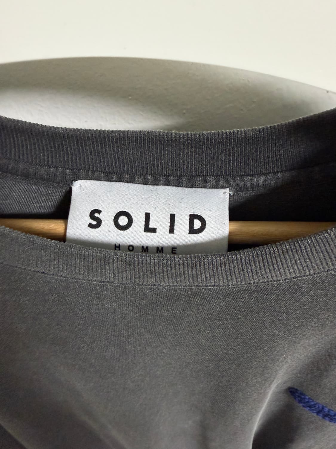 (50)솔리드옴므 반팔티셔츠 그레이 상품이미지3