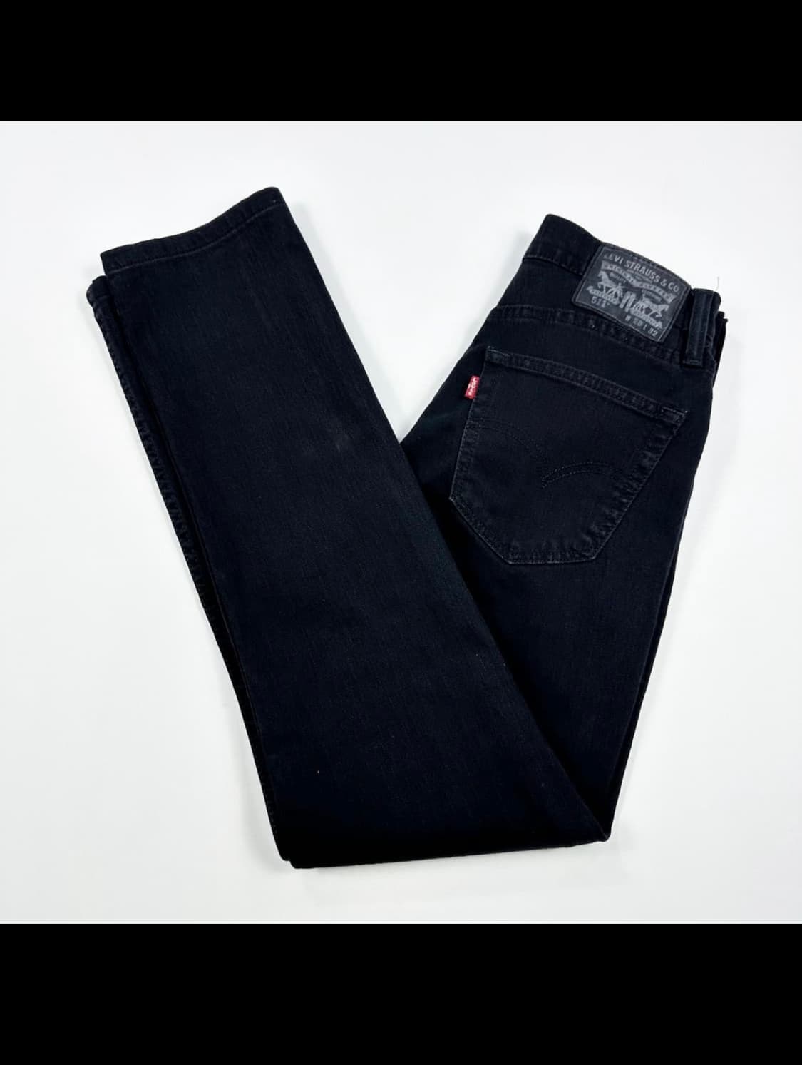 리바이스 511 오리지널 흑청 블랙진 데님 팬츠 (28인치) 상품이미지2