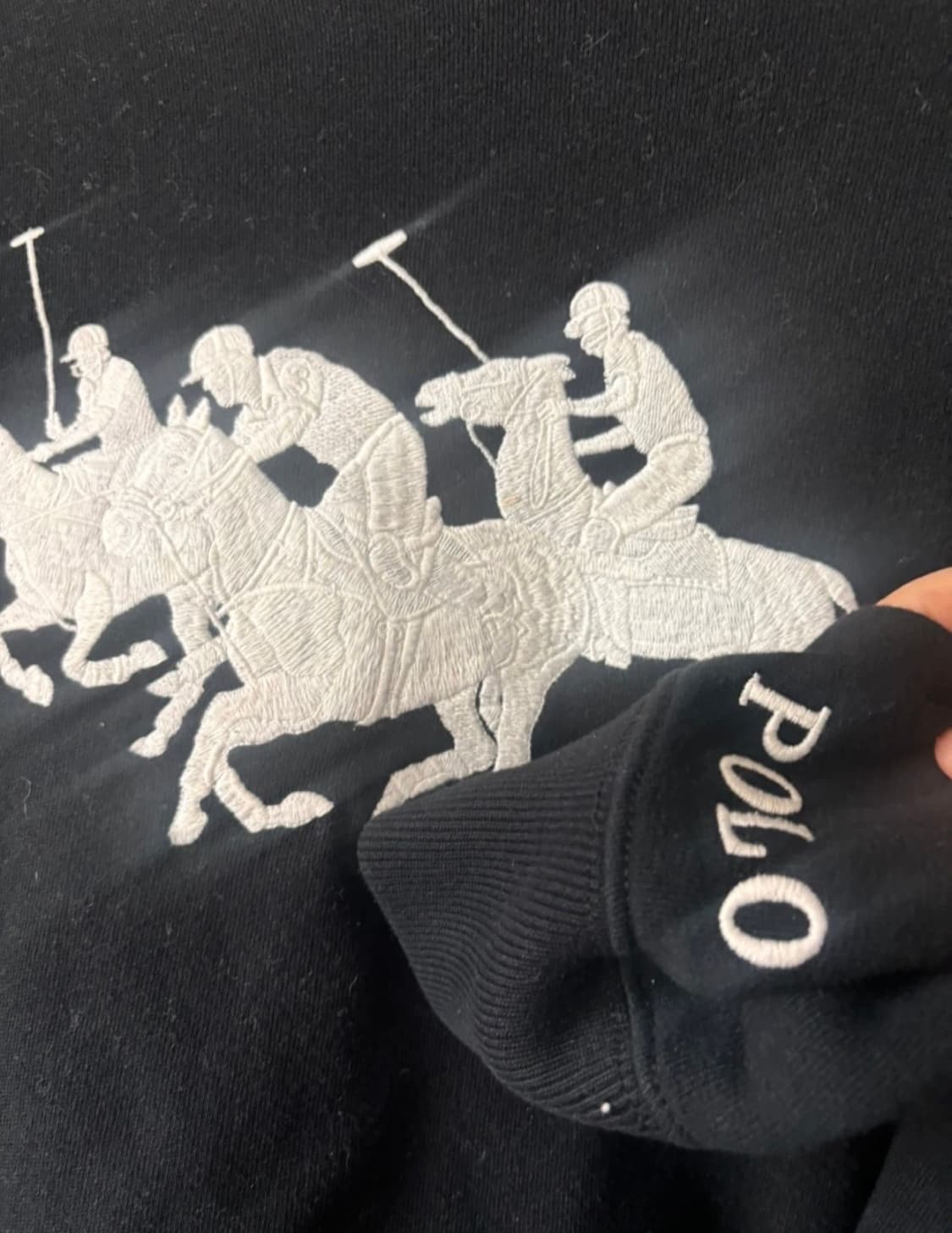 정품 폴로랄프로렌 빅포니 블랙 맨투맨 상품이미지2