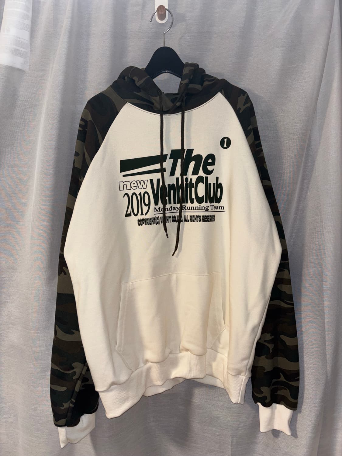 벤힛 MRT 카모 래글런 후드티 상품이미지1