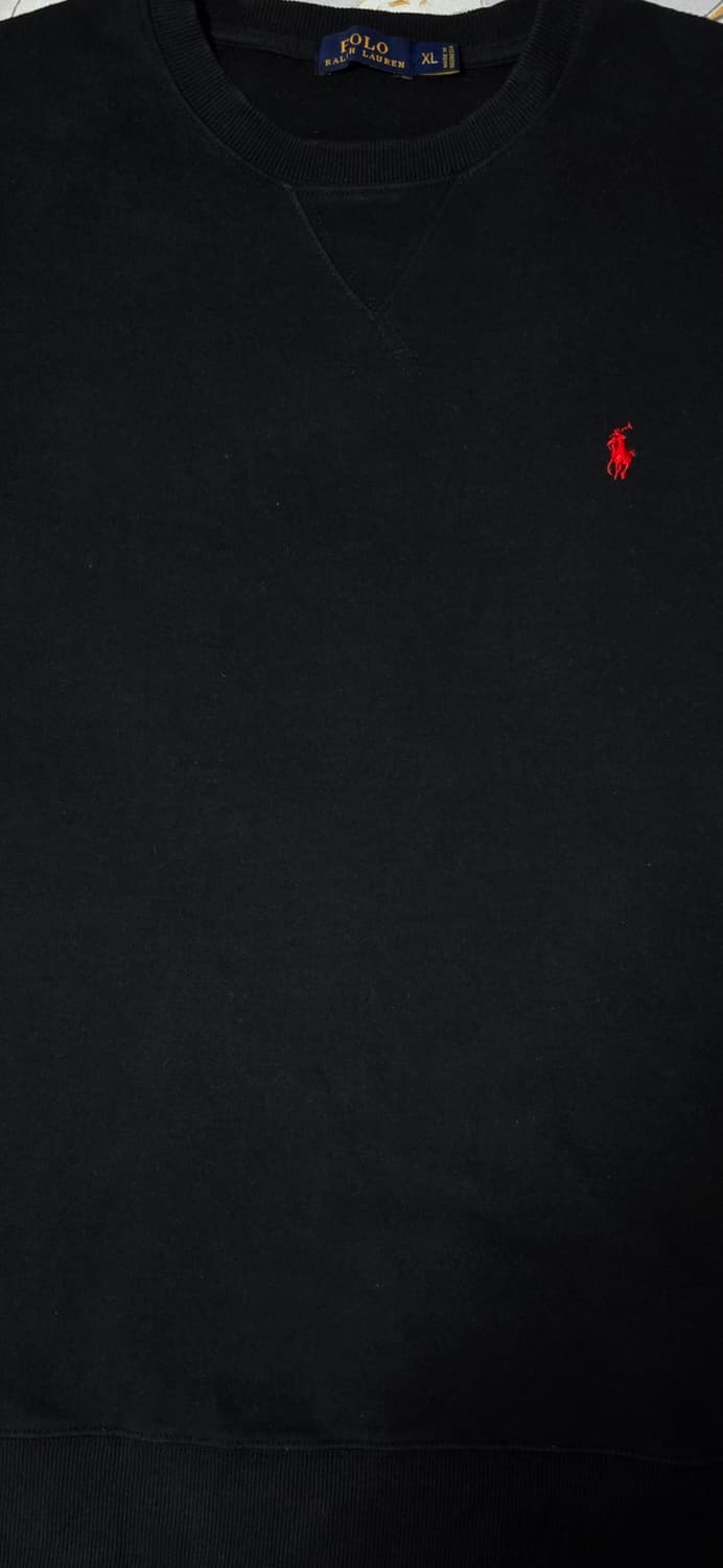폴로 랄프로렌 블랙 맨투맨 XL 상품이미지4