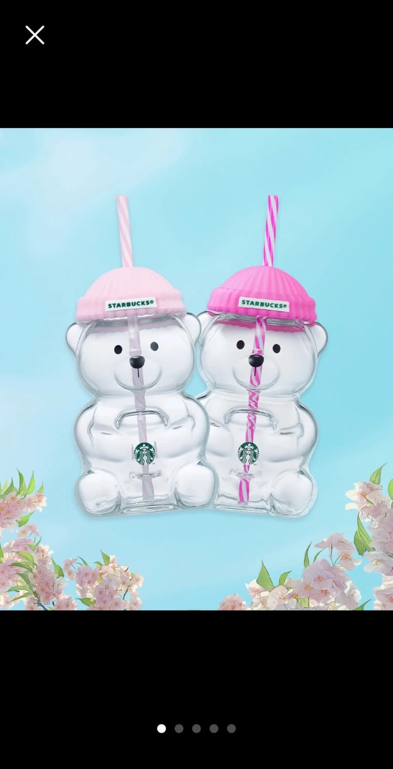 [스타벅스] 베어리스타 콜드컵 591ml (바비핑크, 베이비핑크) 상품이미지1