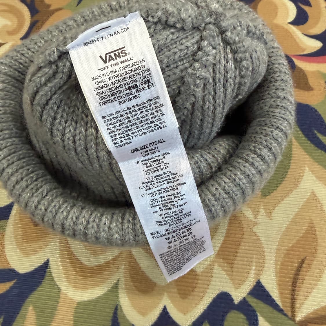 반스 VANS 스몰로고 비니(그레이) 상품이미지3