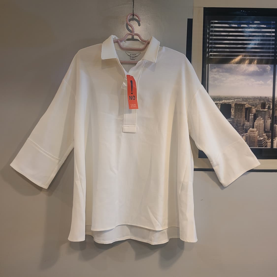 SJ WANY 의 튜닉형 8부 상의 상품이미지1