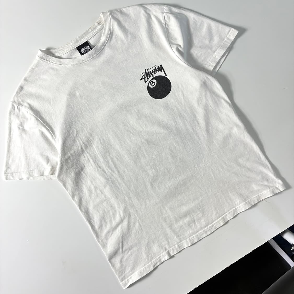 Stussy  스투시 8볼 피그먼트 다이드 블랙 반팔 티셔츠  상품이미지3
