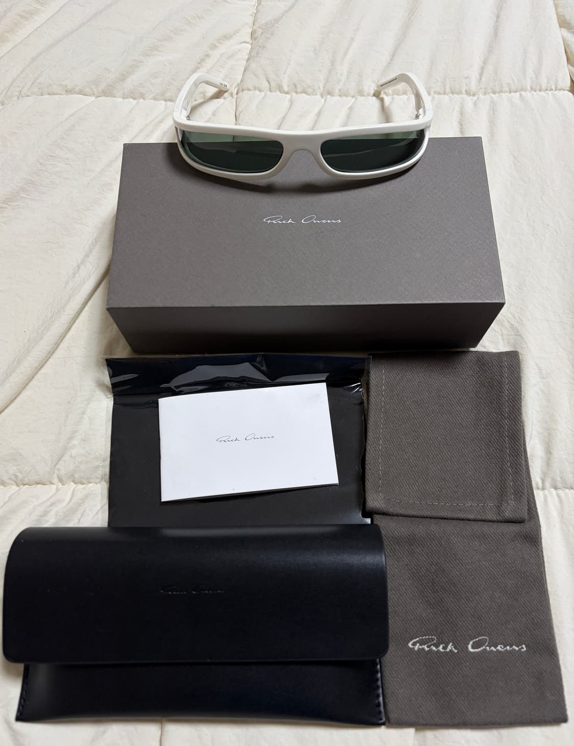 릭오웬스 fog 포그 선글라스 화이트 상품이미지1