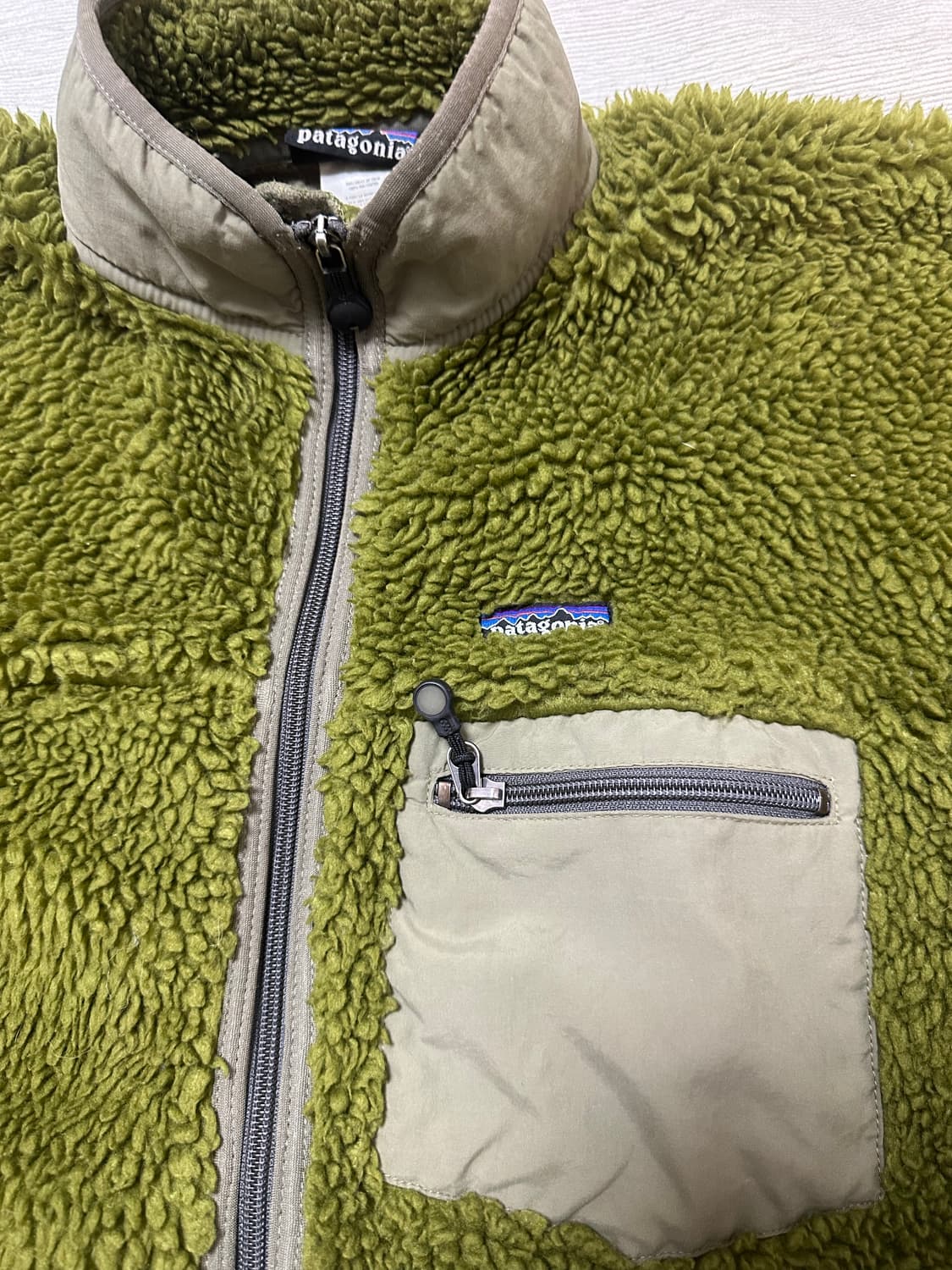 (M) 파타고니아 빈티지 딥파일 그린 상품이미지3