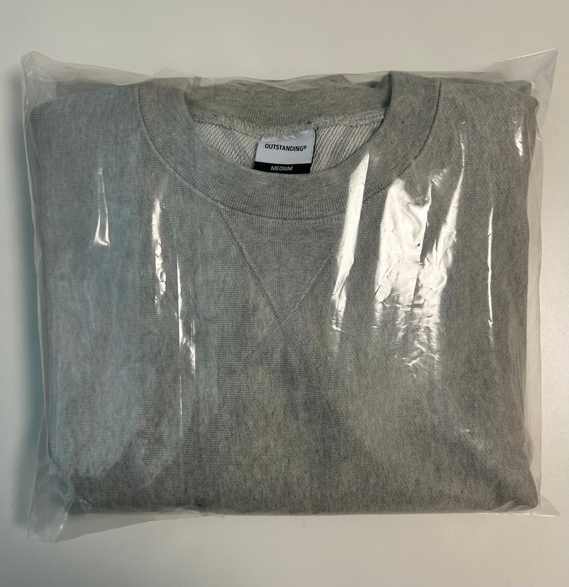 아웃스탠딩 REVERSE HEAVY SWEAT_3% 멜란지 그레이 상품이미지5