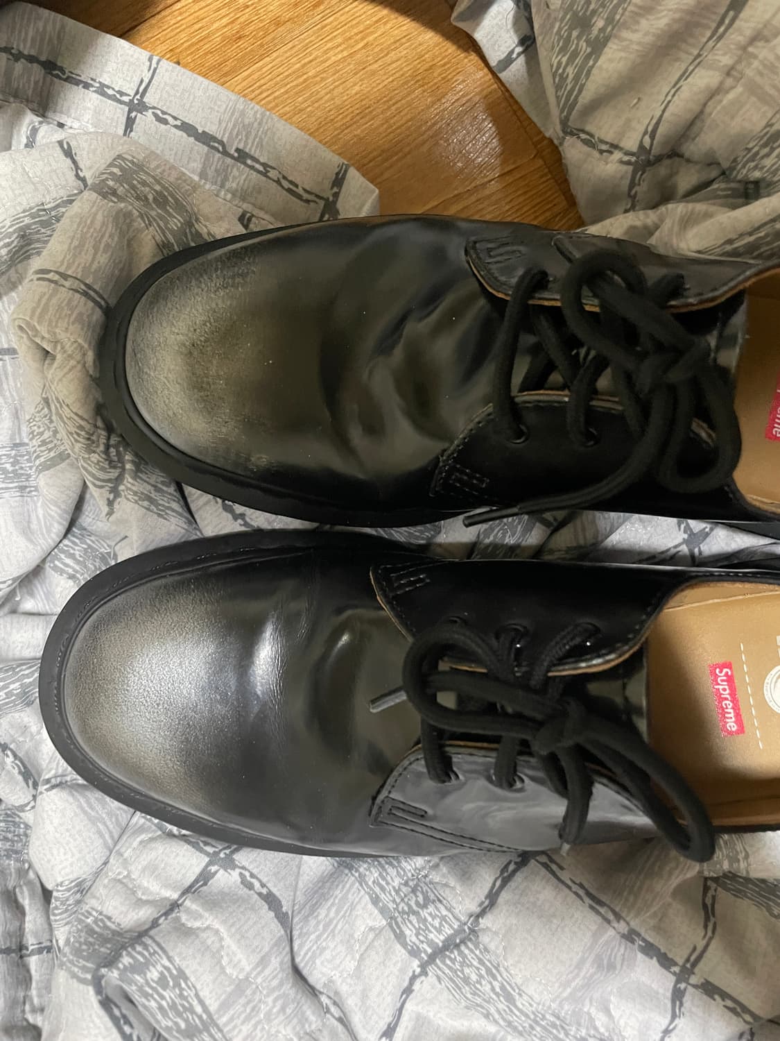 닥터마틴x슈프림1461그레이실버 250(uk6)판매합니다! 상품이미지3