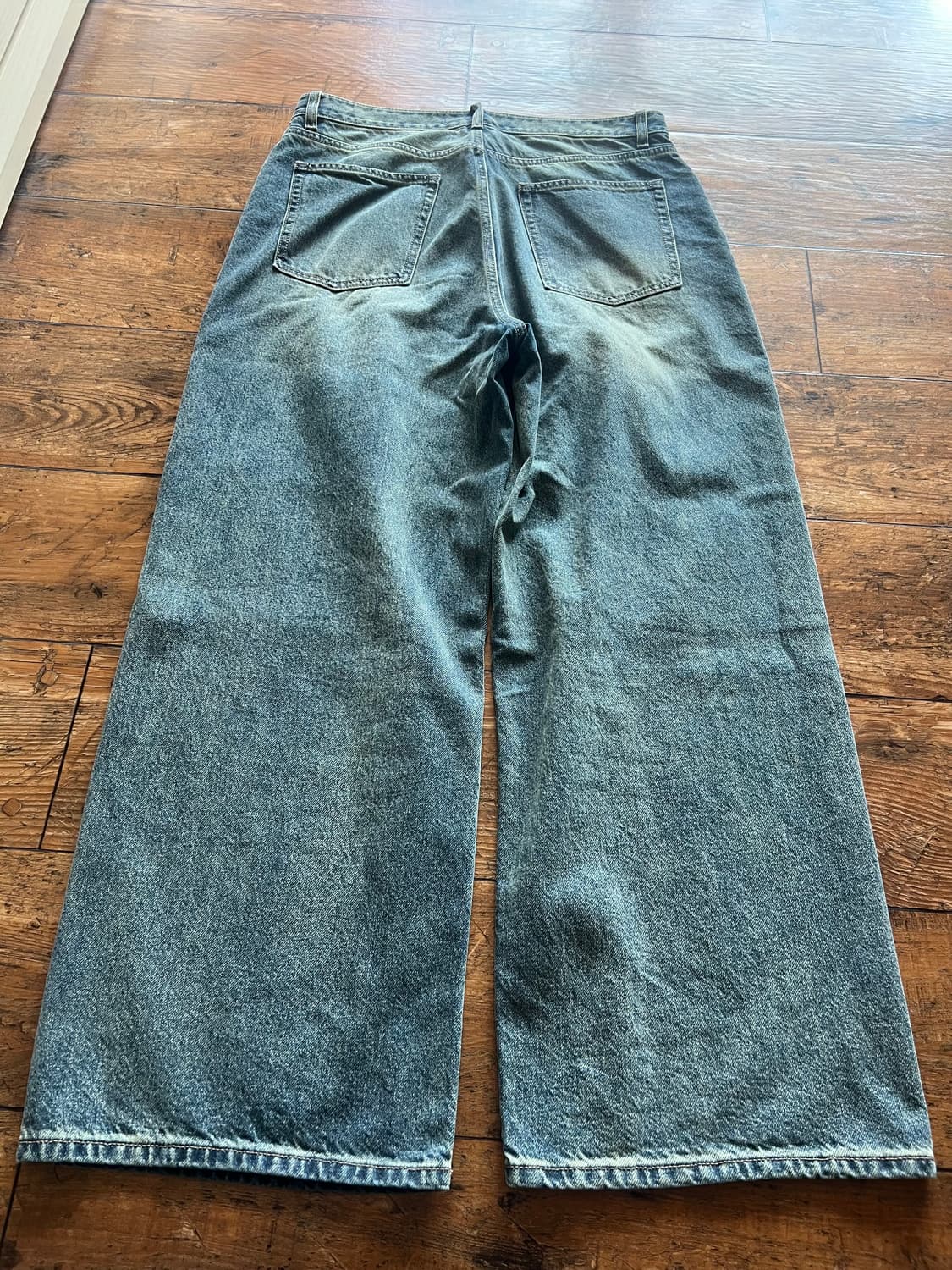 비바스튜디오 와이드 데님팬츠 블루 XL WIDE DENIM PANTS [ 상품이미지2