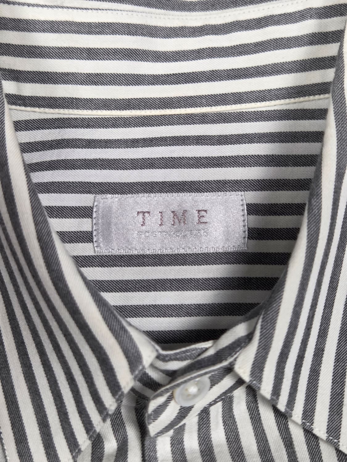 [타임옴므] A. Monti 원단 스트라이프 셔츠 | 00270 상품이미지3