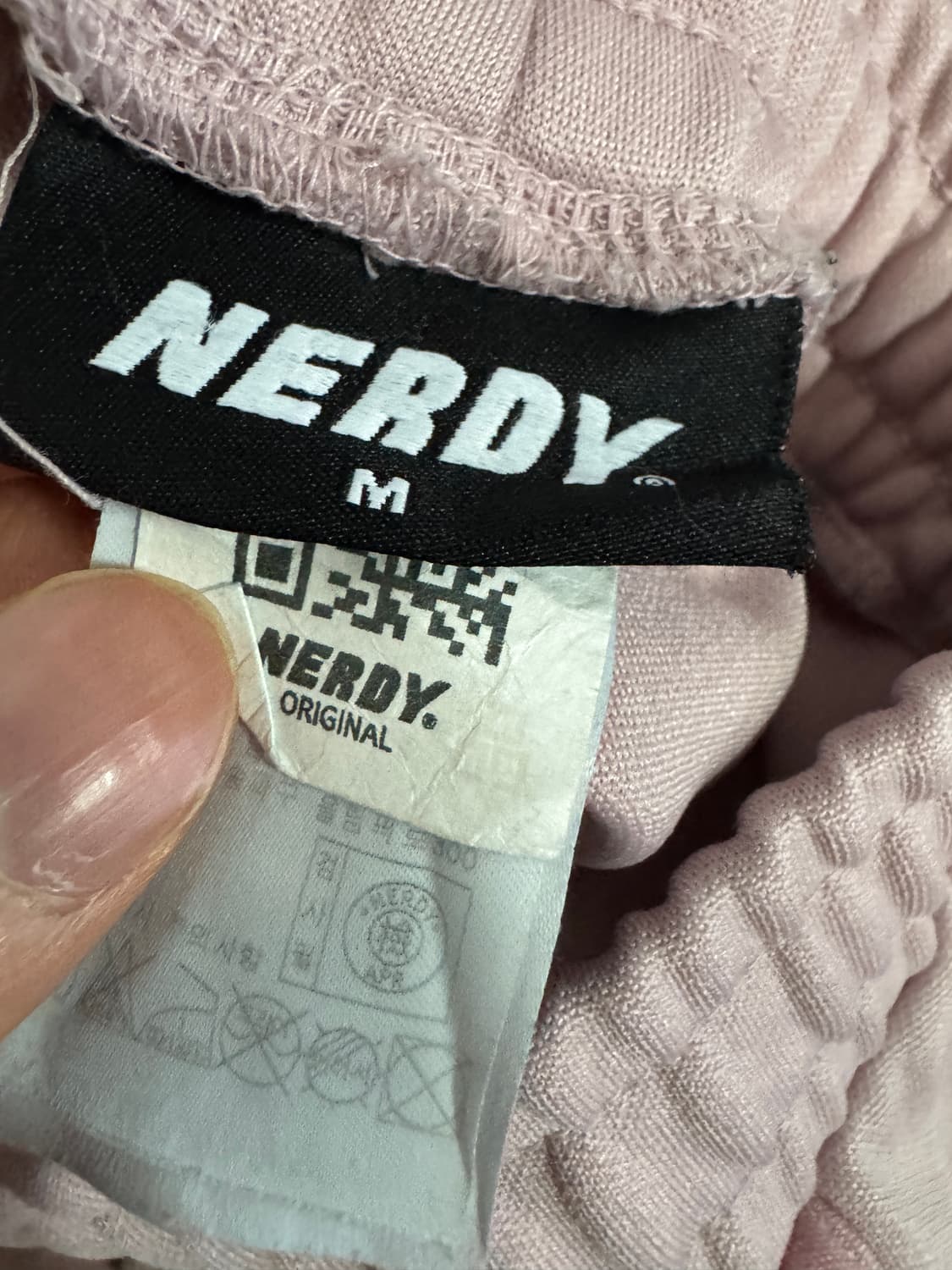 여성 널디 MERDY 핑크 모노그램 트레이닝 트랙팬츠 29.9 상품이미지3