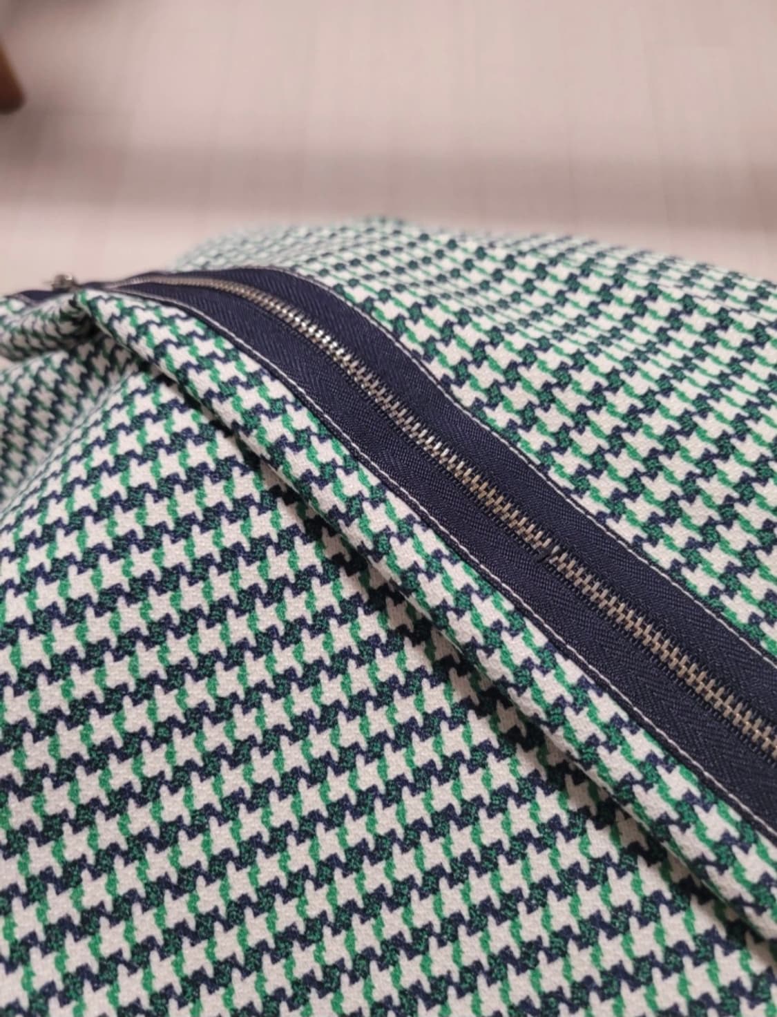 [DEWL/듀엘] 하운드투스 체크 랩 스타일 스커트 (55사이즈 상품이미지8