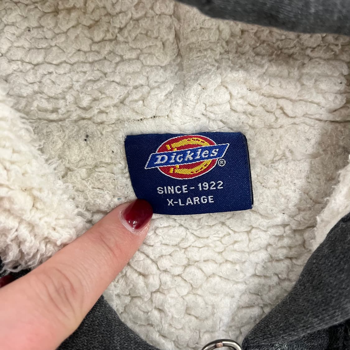 [XL] 디키즈 어센틱 쉐르파 양털 안감 후드 집업 자켓 0102M1 상품이미지2