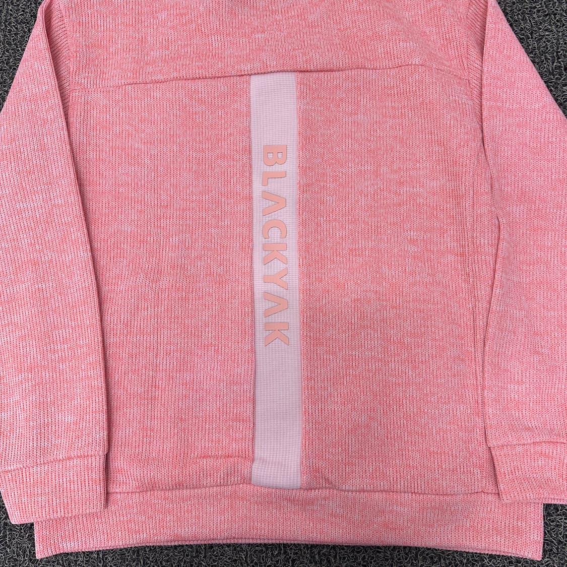 [새상품] 블랙야크 폴리 긴팔 니트 핑크 110(2XL) 상품이미지6