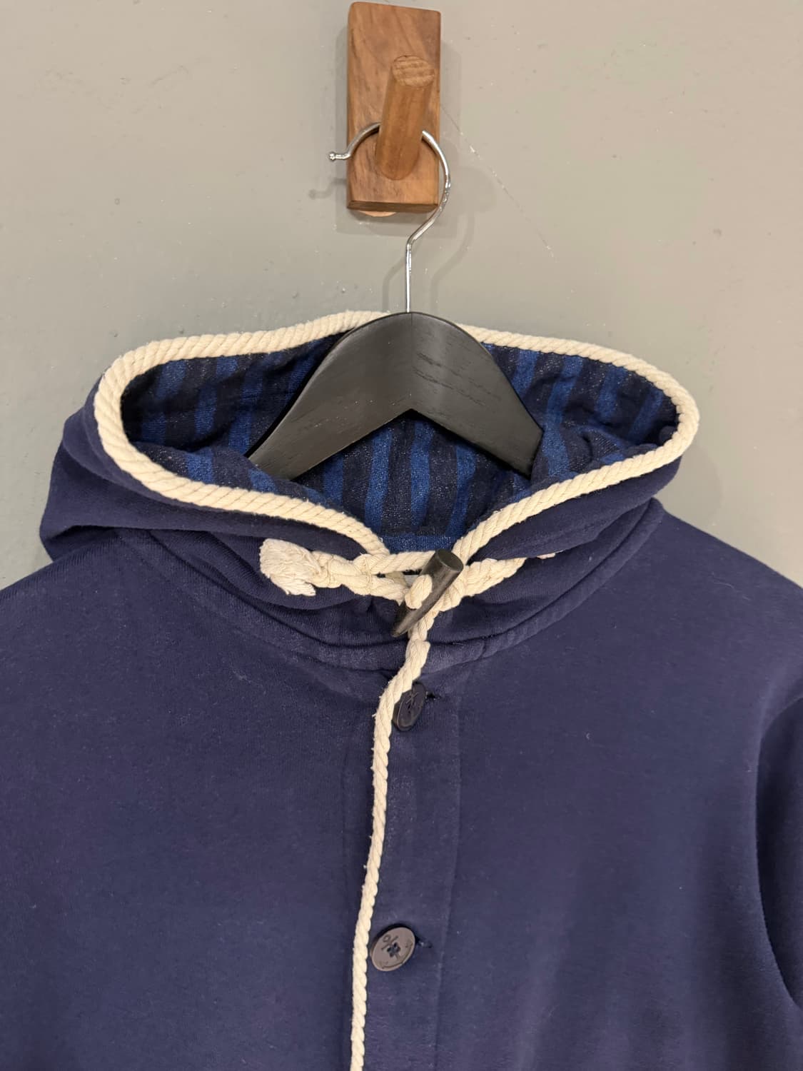 duffle button point button-up hoodie 상품이미지7