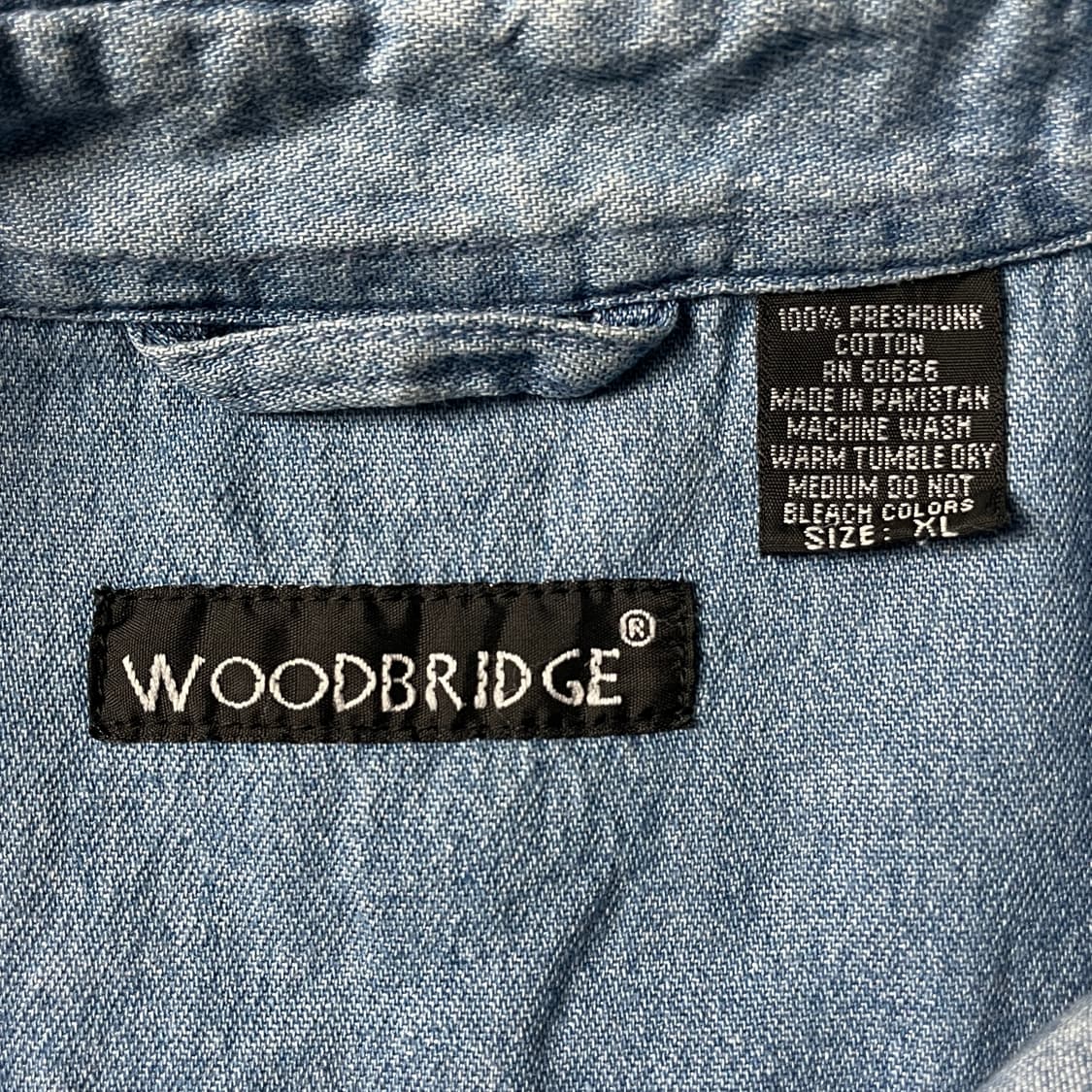 WOODBRIDGE 우드브릿지 빈티지 코튼 데님 셔츠 A00669 상품이미지10