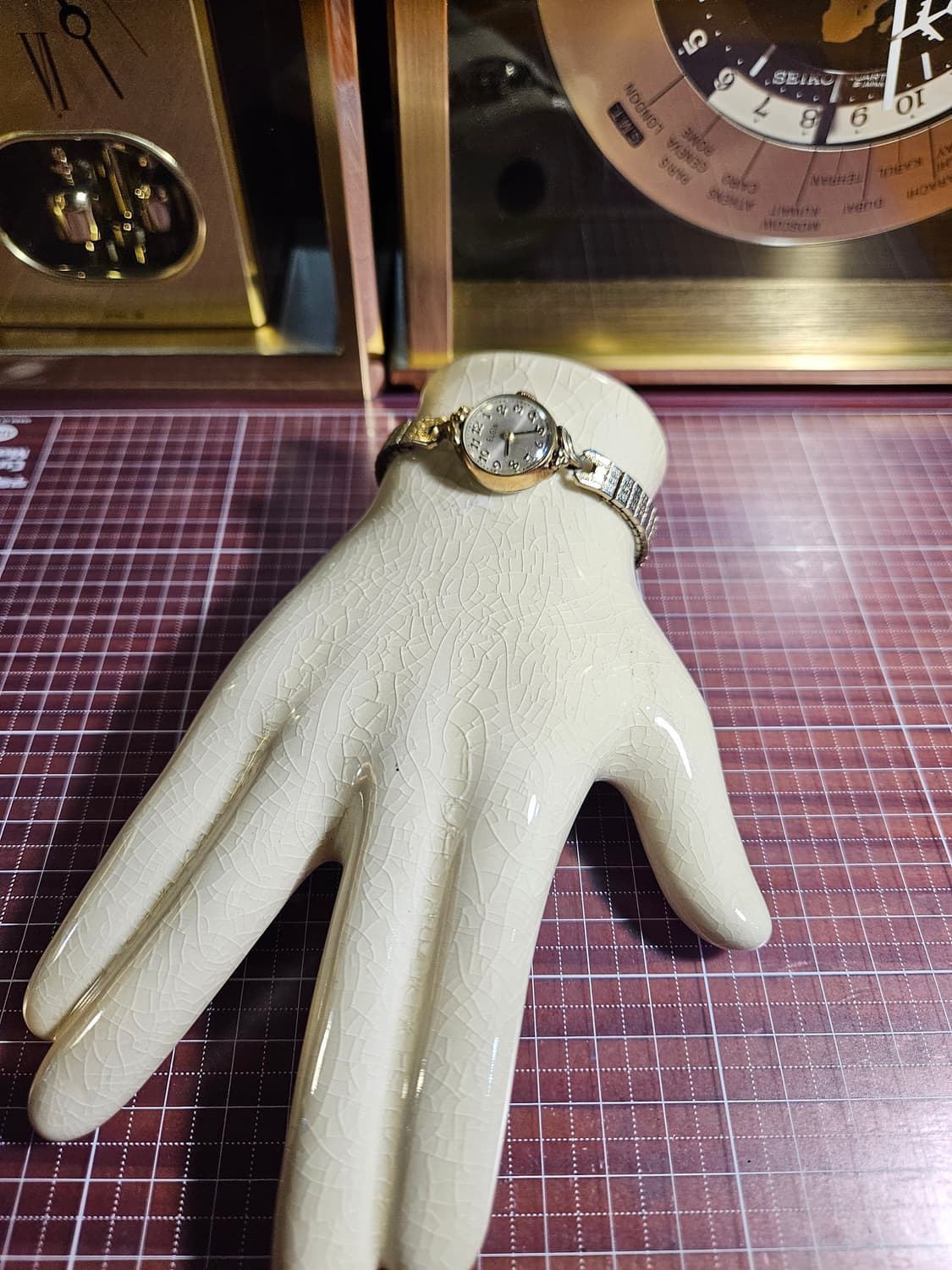 엘진 빈티지 여성용 수동 핸드와인딩 시계  상품이미지2