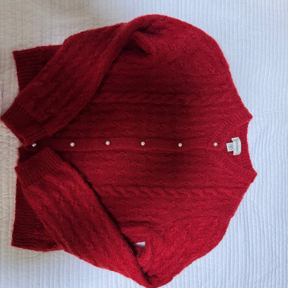 시엔느 anne mohair가디건 cardigan 여분단추및 택잇음 상품이미지8