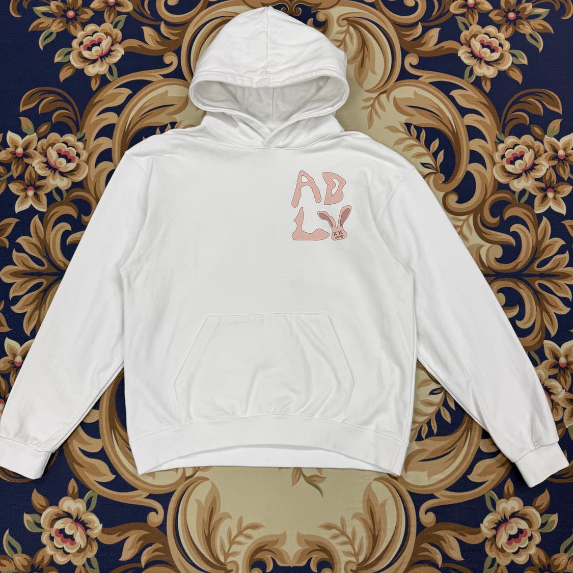 (1)아크메드라비 ADLV 그래픽 후드티셔츠(화이트) 상품이미지1