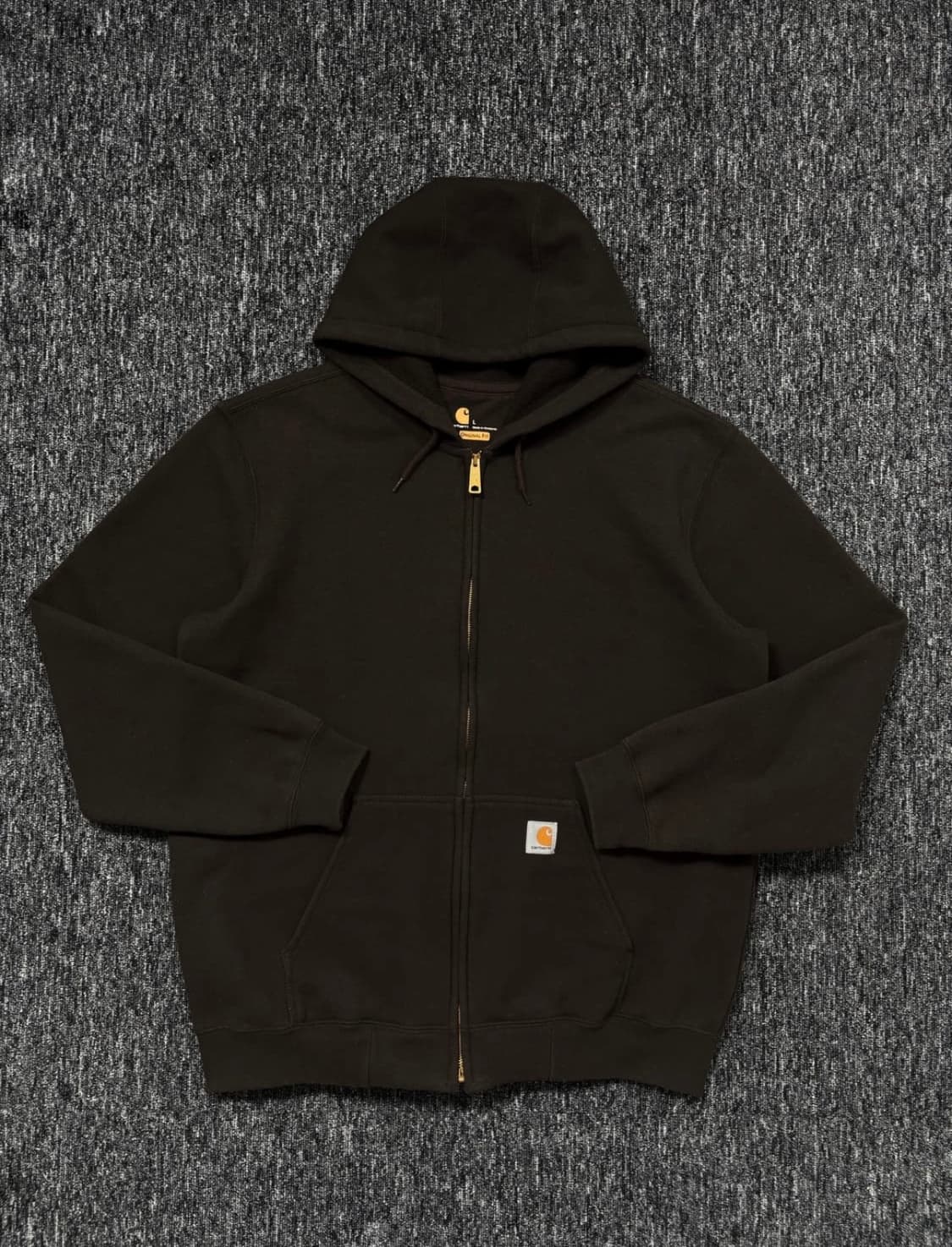 칼하트 브라운 후드집업 상품이미지1