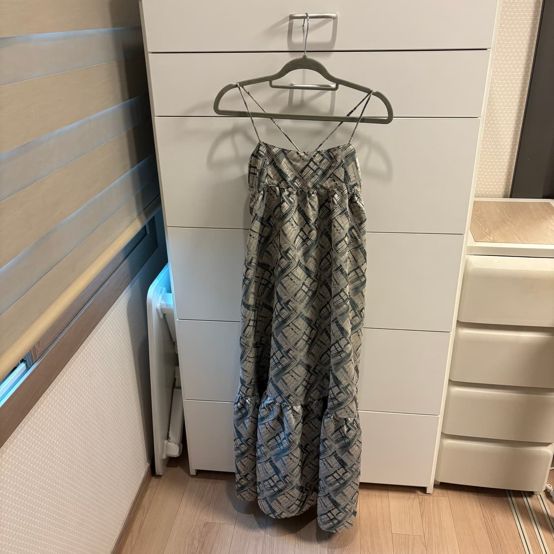 FIKA 포레스트 그린 끈 롱 원피스 새제품 상품이미지1