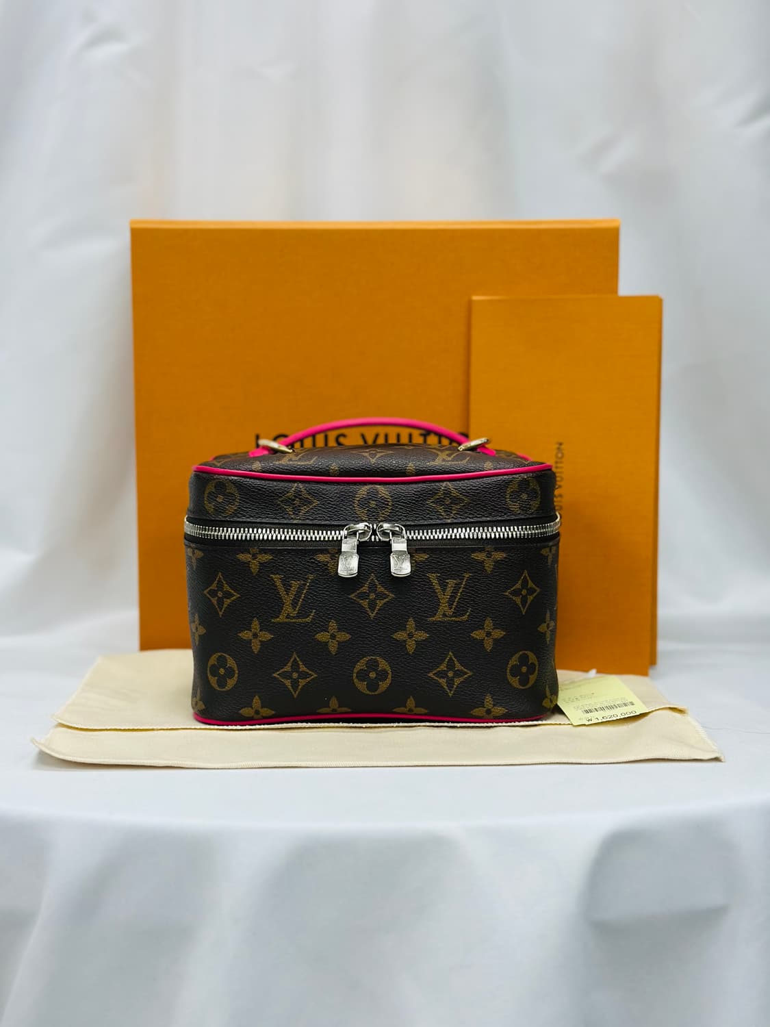 [풀구성] 루이비통 니스 미니 모노그램 마카사르 푸시아 상품이미지1