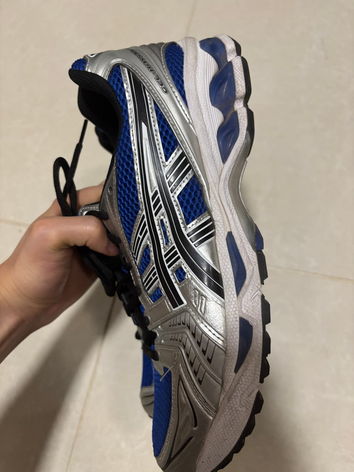 아식스 젤 카야노 14 모나코 블루 블랙 275 상품이미지5