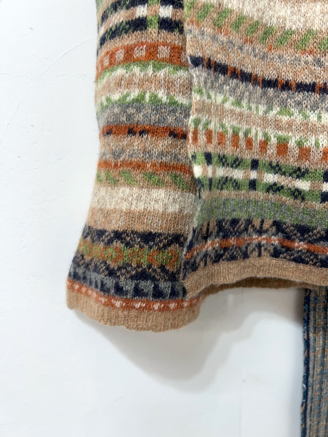 NIKO AND… Fair Isle Pattern Wool Muffler 상품이미지3