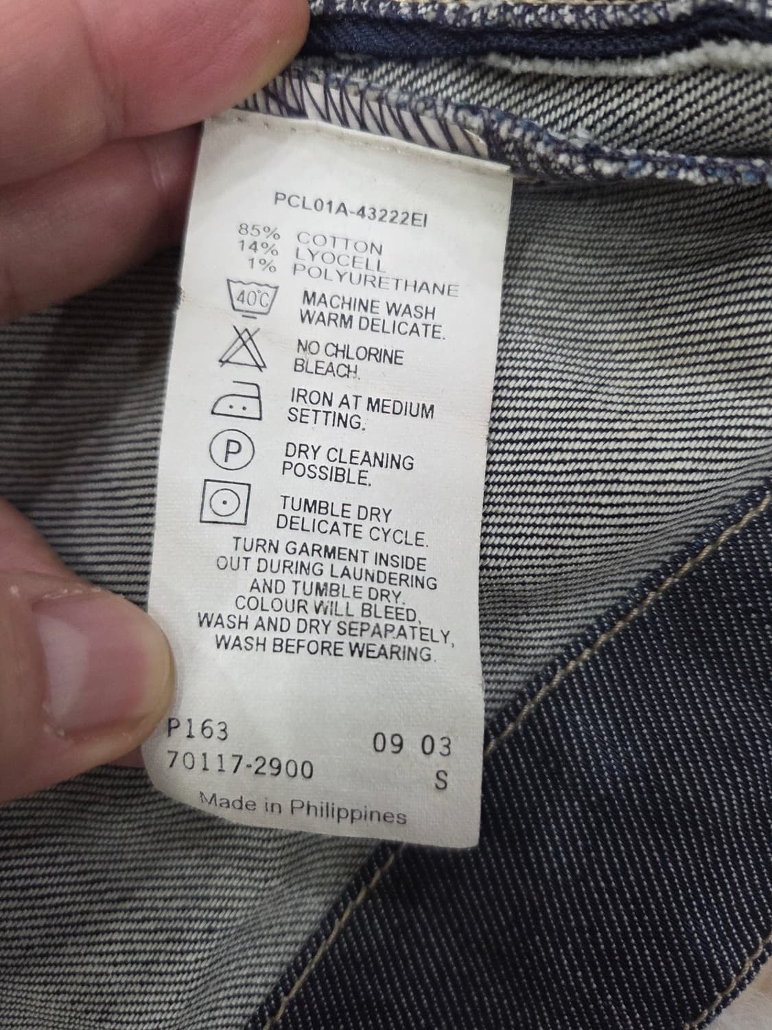 리바이스 엔지니어드 진스 데님 블루종 자켓 상품이미지6