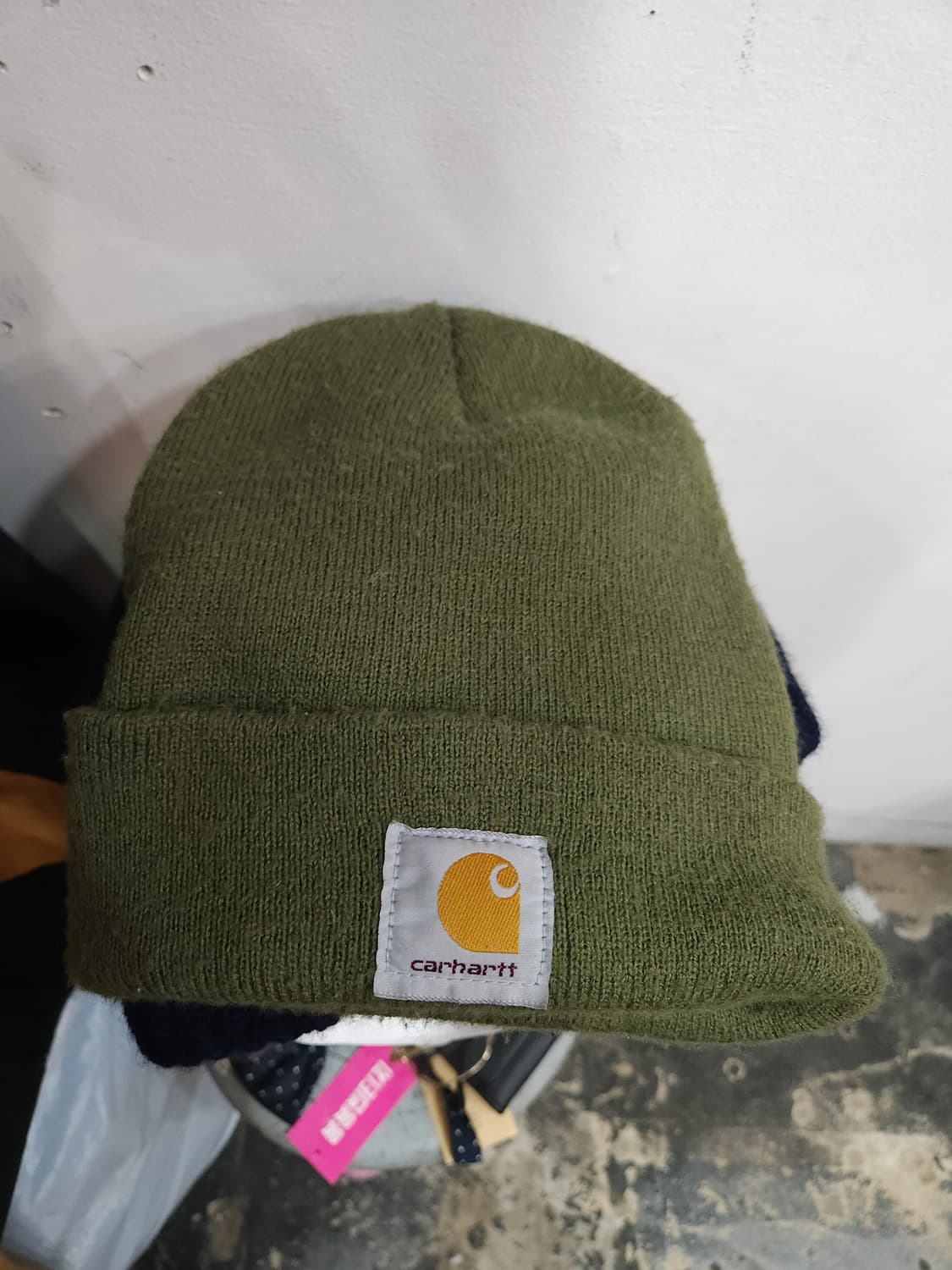 칼하트 카키 아크릴 니트 비니

 상품이미지1