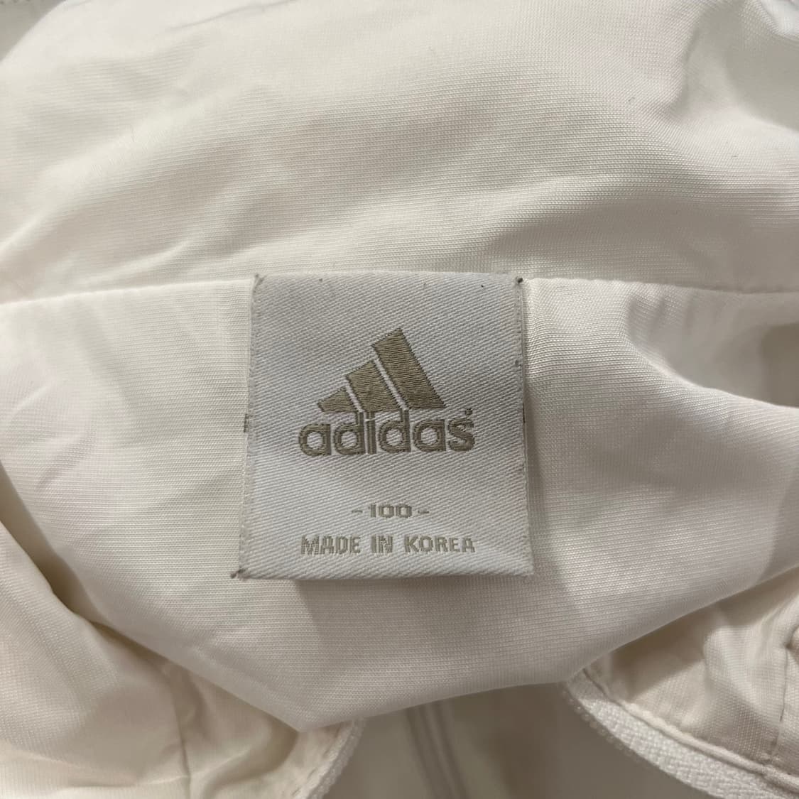 [정품/100] 아디다스 올드스쿨 화이트 바람막이 자켓 b17 상품이미지7