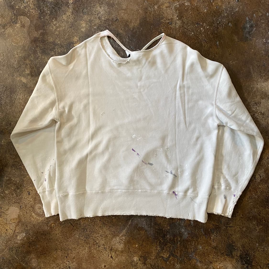 (2) 안셀름 에이징 페인트 맨투맨 상품이미지6