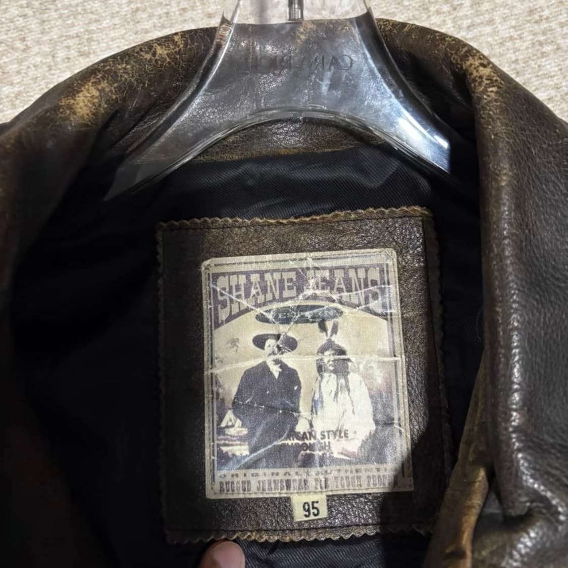 헤비 오일 왁스 카우하이드 레트로 라이더 자켓 상품이미지2