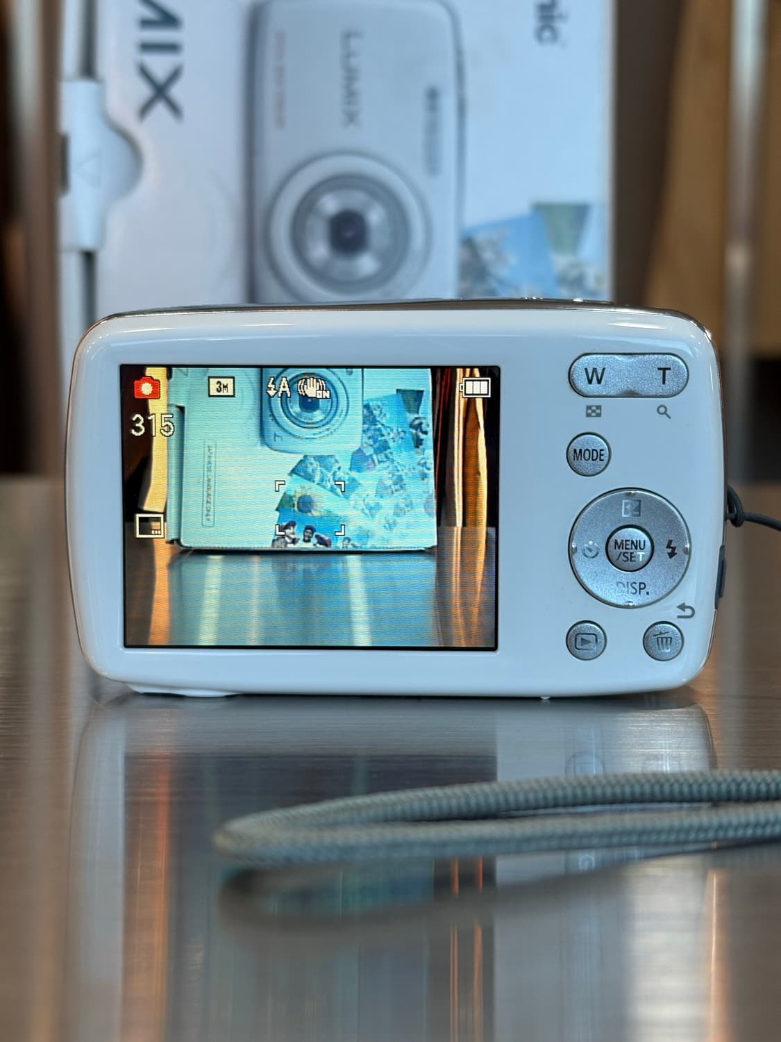 츄/풀박/날짜표시)파나소닉 루믹스 dmc-s1 화이트 빈티지디카 상품이미지3