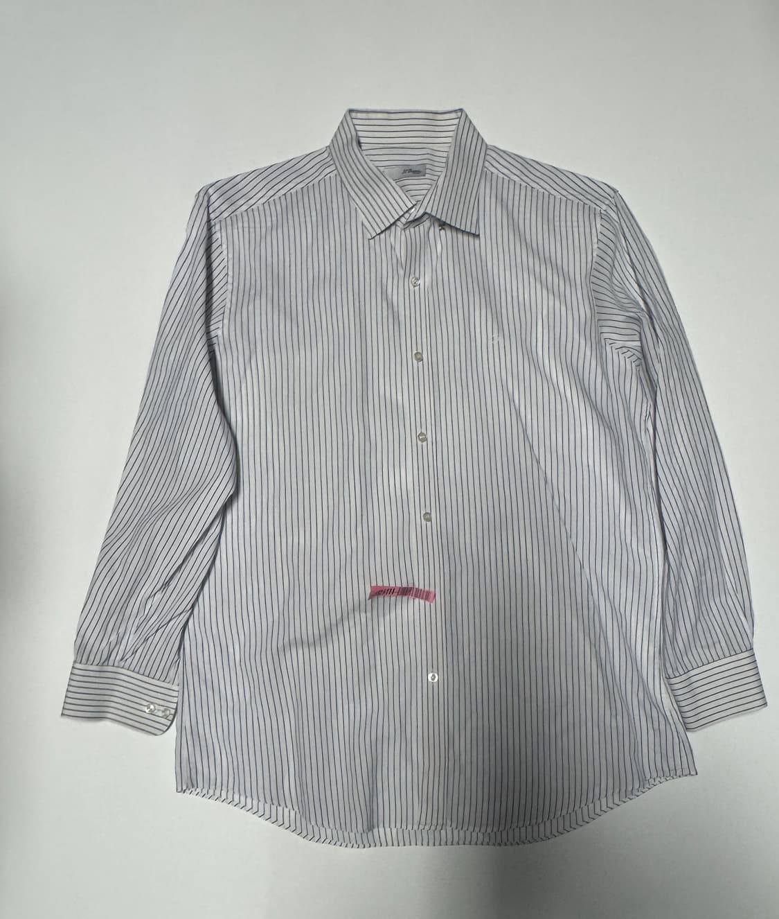 ST.Dupont 듀퐁 스트라이프 정장 긴팔 셔츠 L ~ XL 상품이미지1