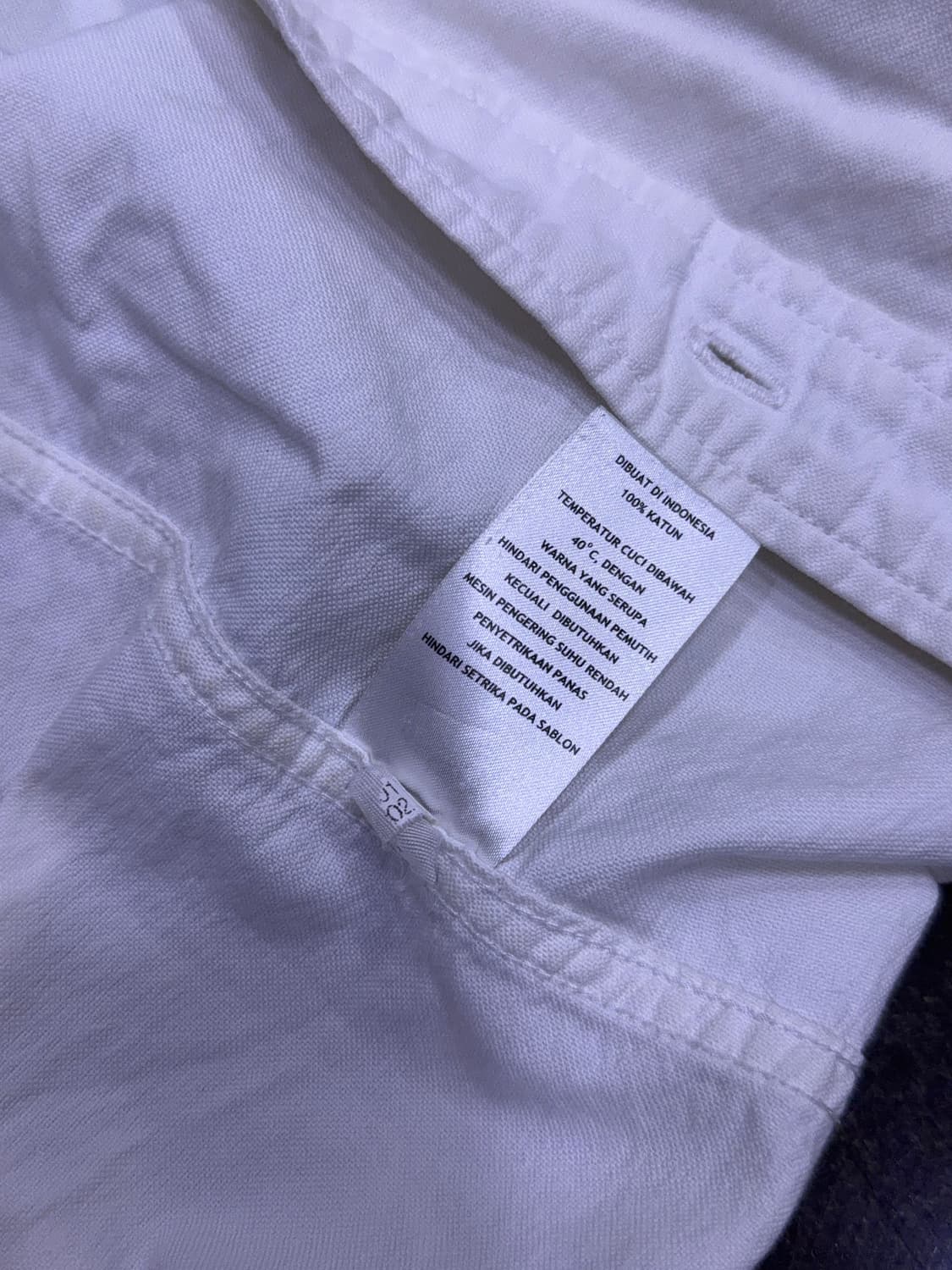 폴로 랄프로렌 커스텀핏 옥스포드 셔츠 화이트 셔츠 S 상품이미지8