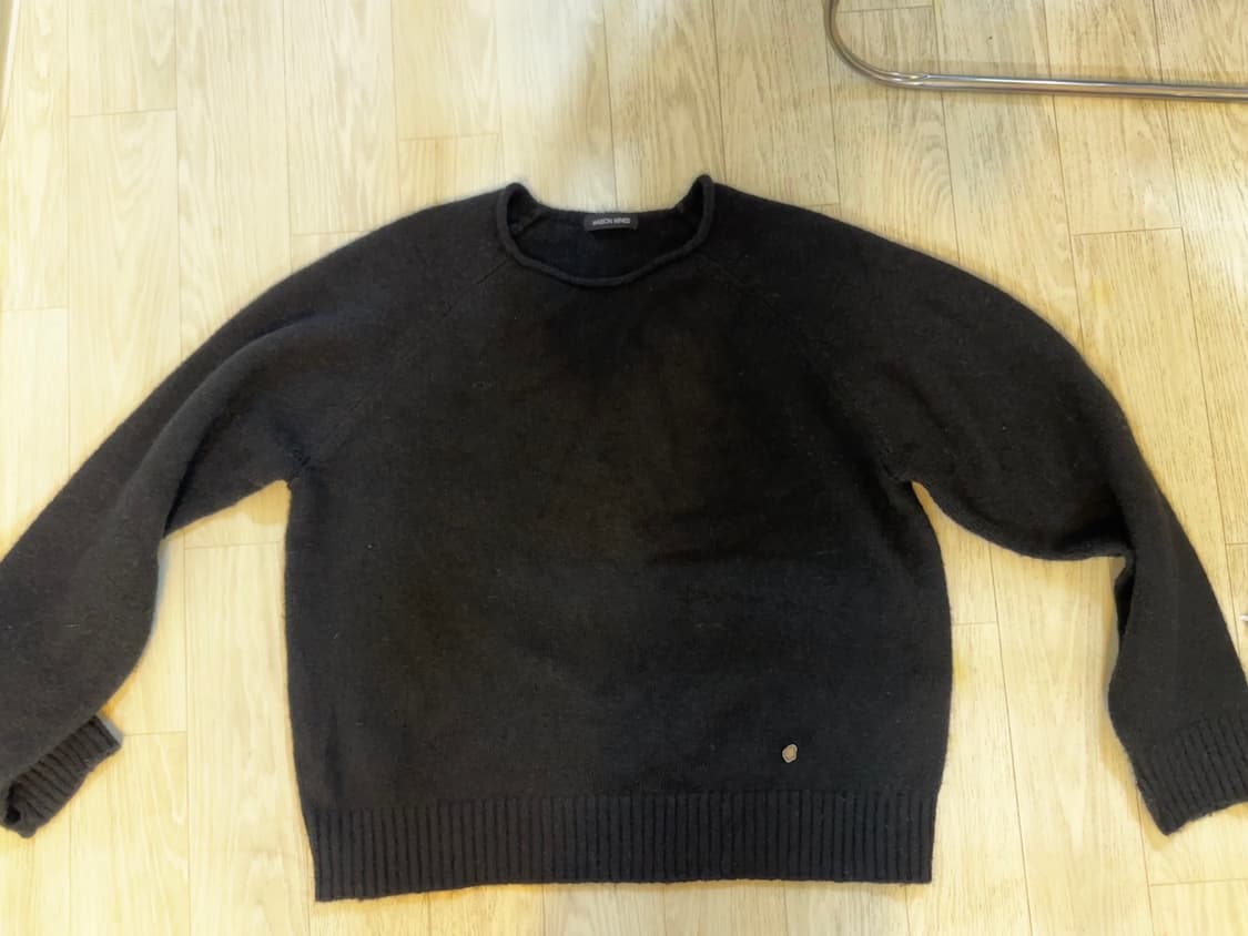 메종미네드 보트넥 니트 상품이미지1