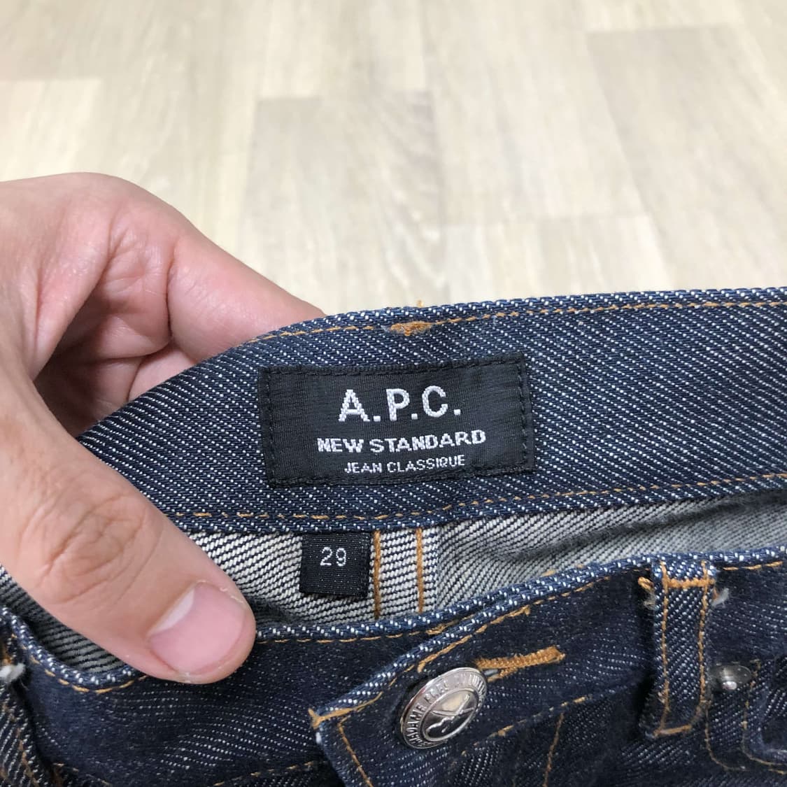 (29) 아페세 A.P.C 뉴스탠 슬림 스트레이트핏 셀비지데님 아페세데님 상품이미지8