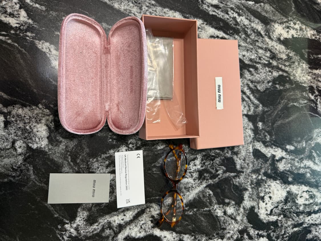 miumiu 미우미우 레오파드 리가드 안경 상품이미지2