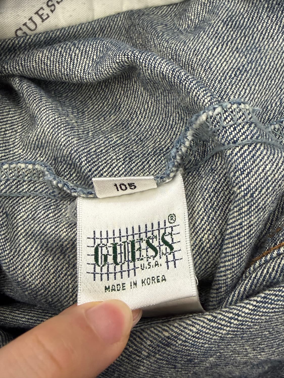 00s guess 게스 데님 자켓 상품이미지10