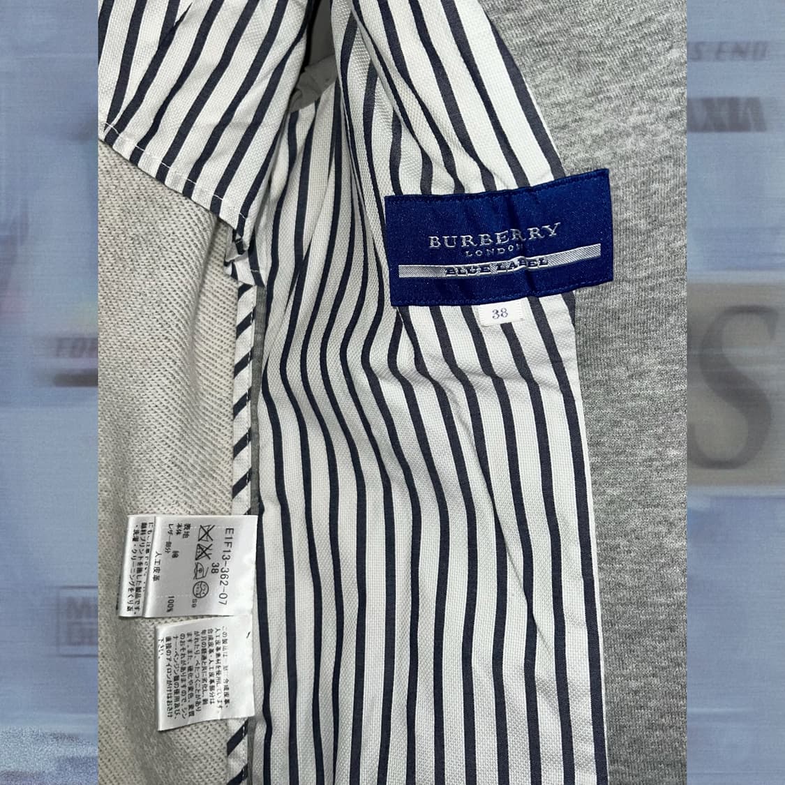 버버리 그레이 자켓 상품이미지10