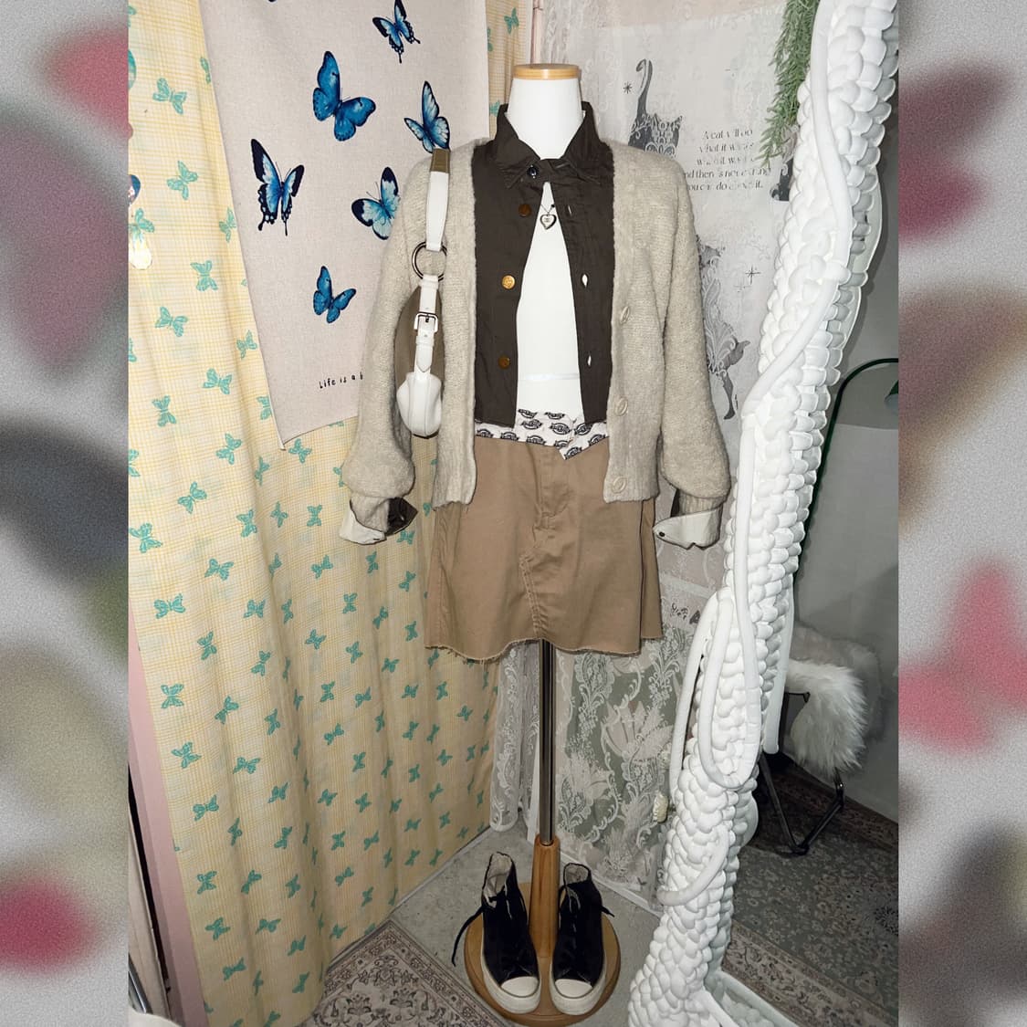 베이지 소프트 가디건 상품이미지6