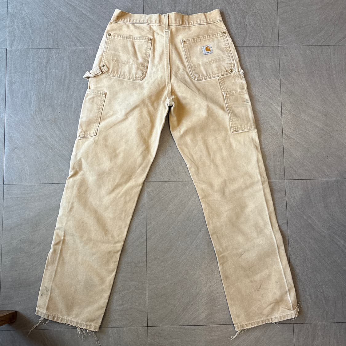 칼하트 정품 베이지 더블니 팬츠 상품이미지6