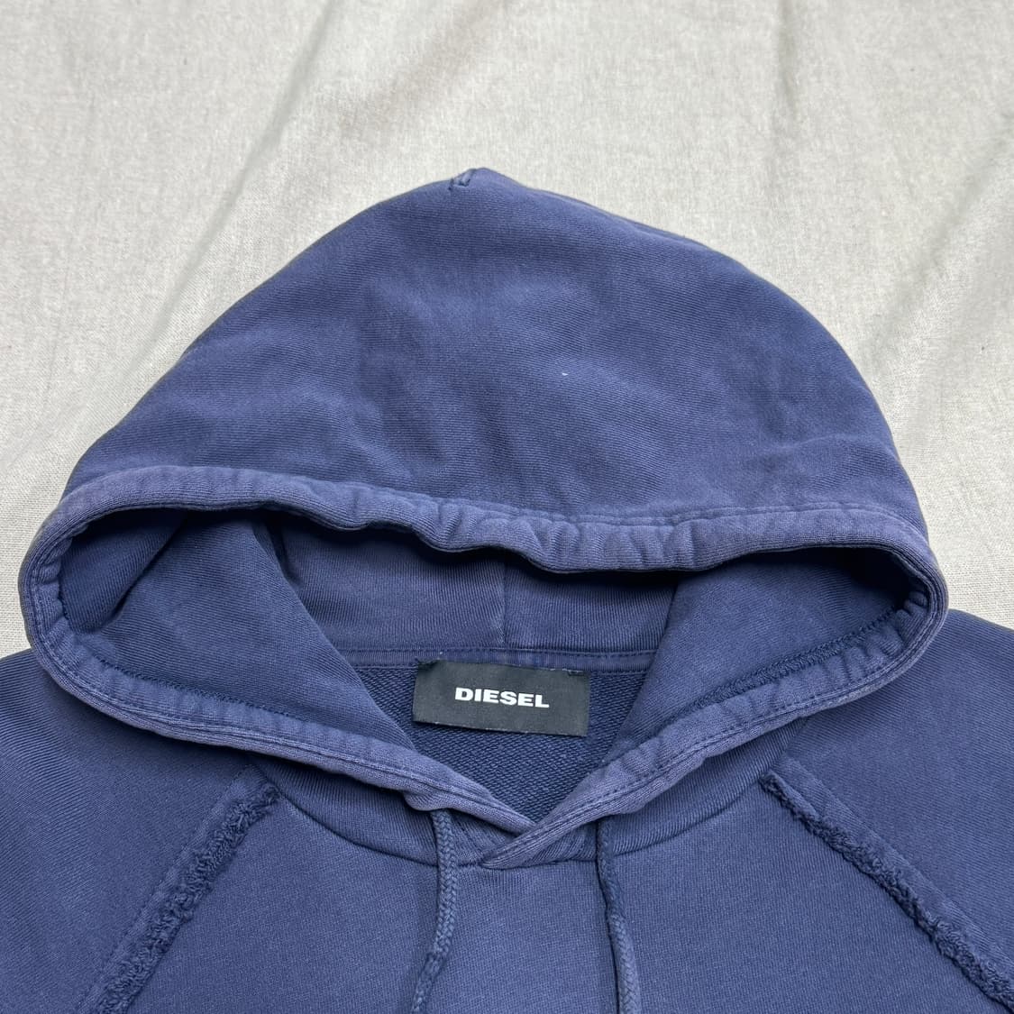 디젤 빈티지 모히칸 그런지 입체 후드 L 상품이미지4