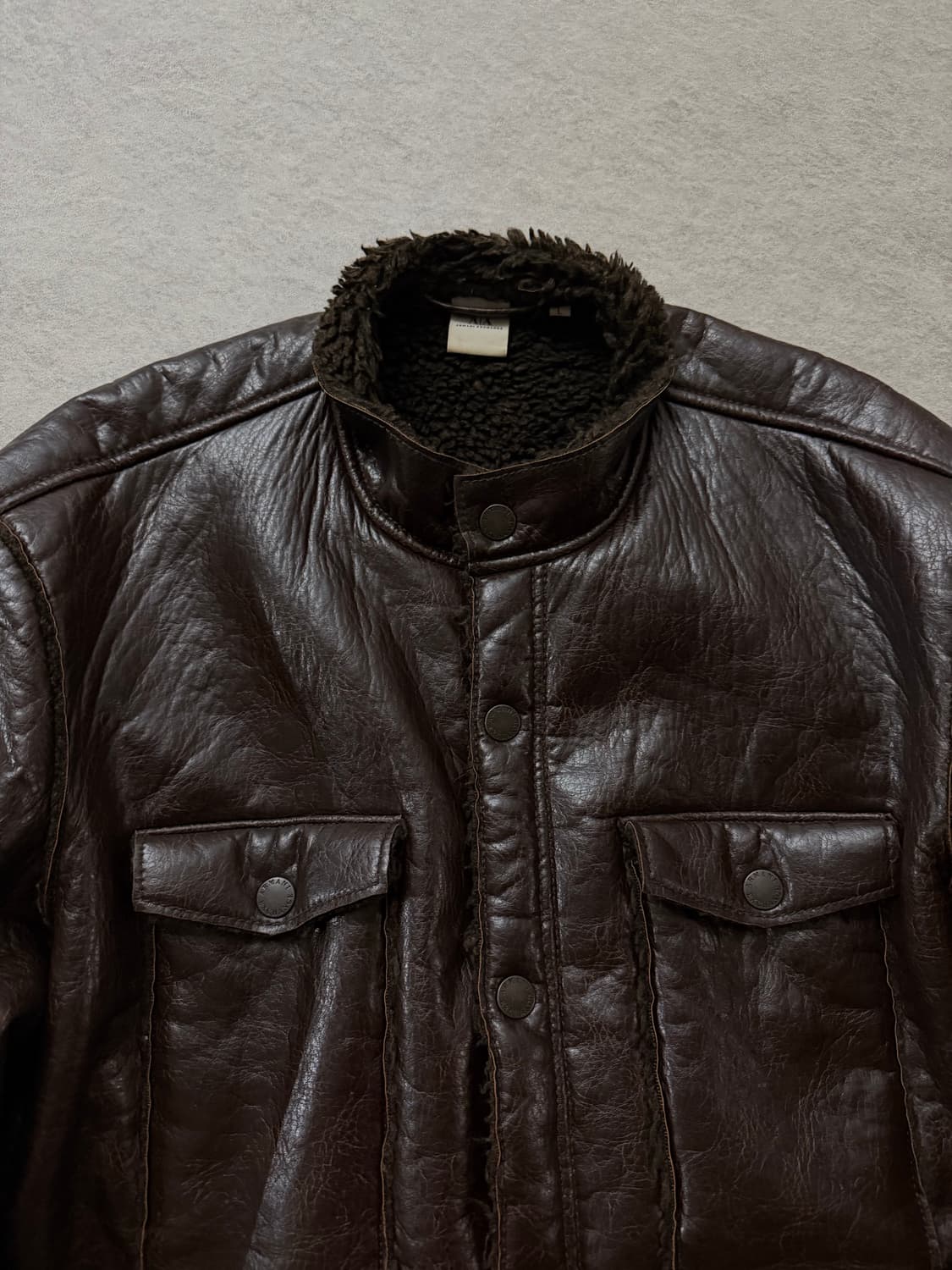 아르마니 익스체인지 퍼 라이닝 자켓 상품이미지4