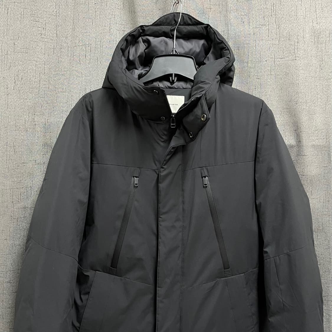 [L] 나노 유니버스 남성 블랙 경량 다운점퍼 패딩 상품이미지3