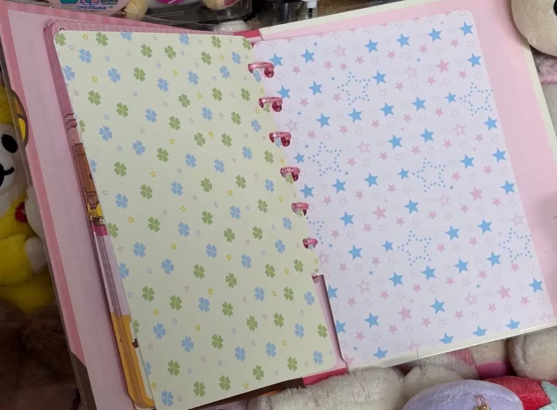 카페 리락쿠마 고전 스티커 다이어리북 상품이미지3